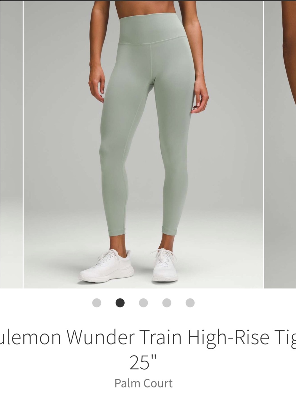 lululemon athletica High-Rise Wunder Train Leggings in Palm Court Green